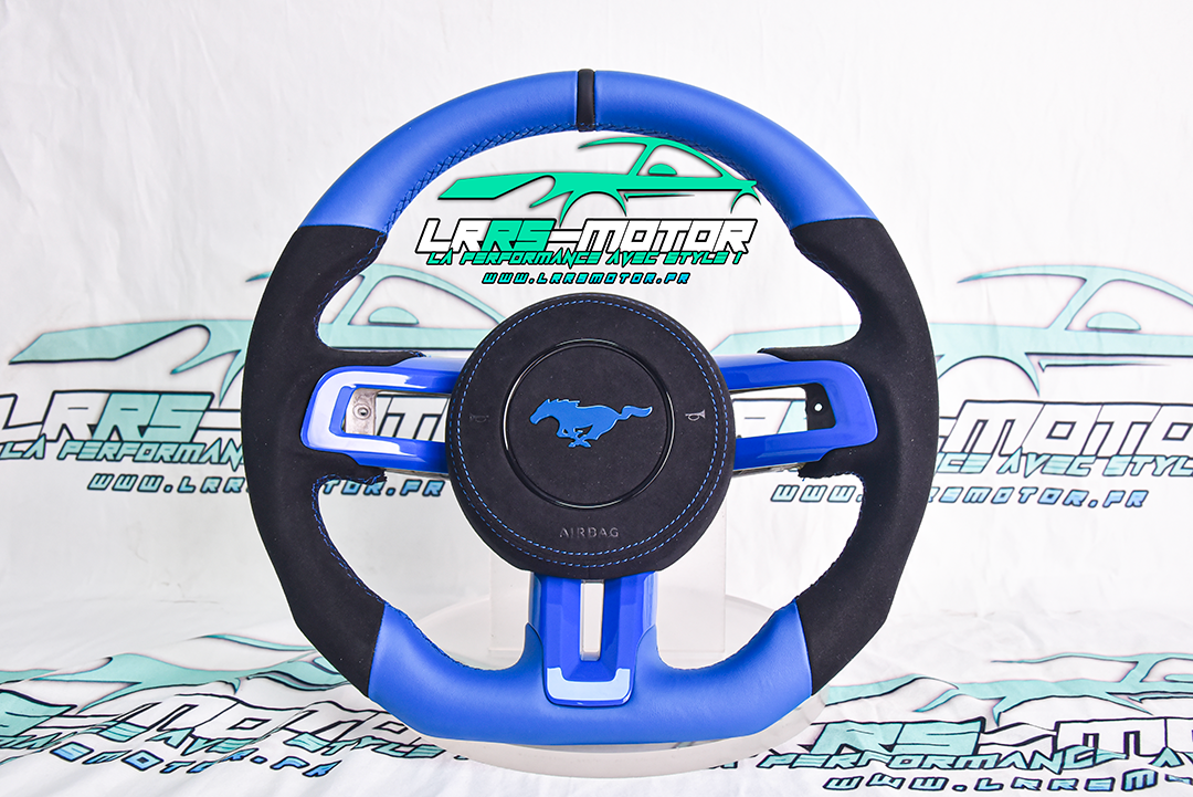 Volant Ford Mustang blue - lrrsmotor.fr.png