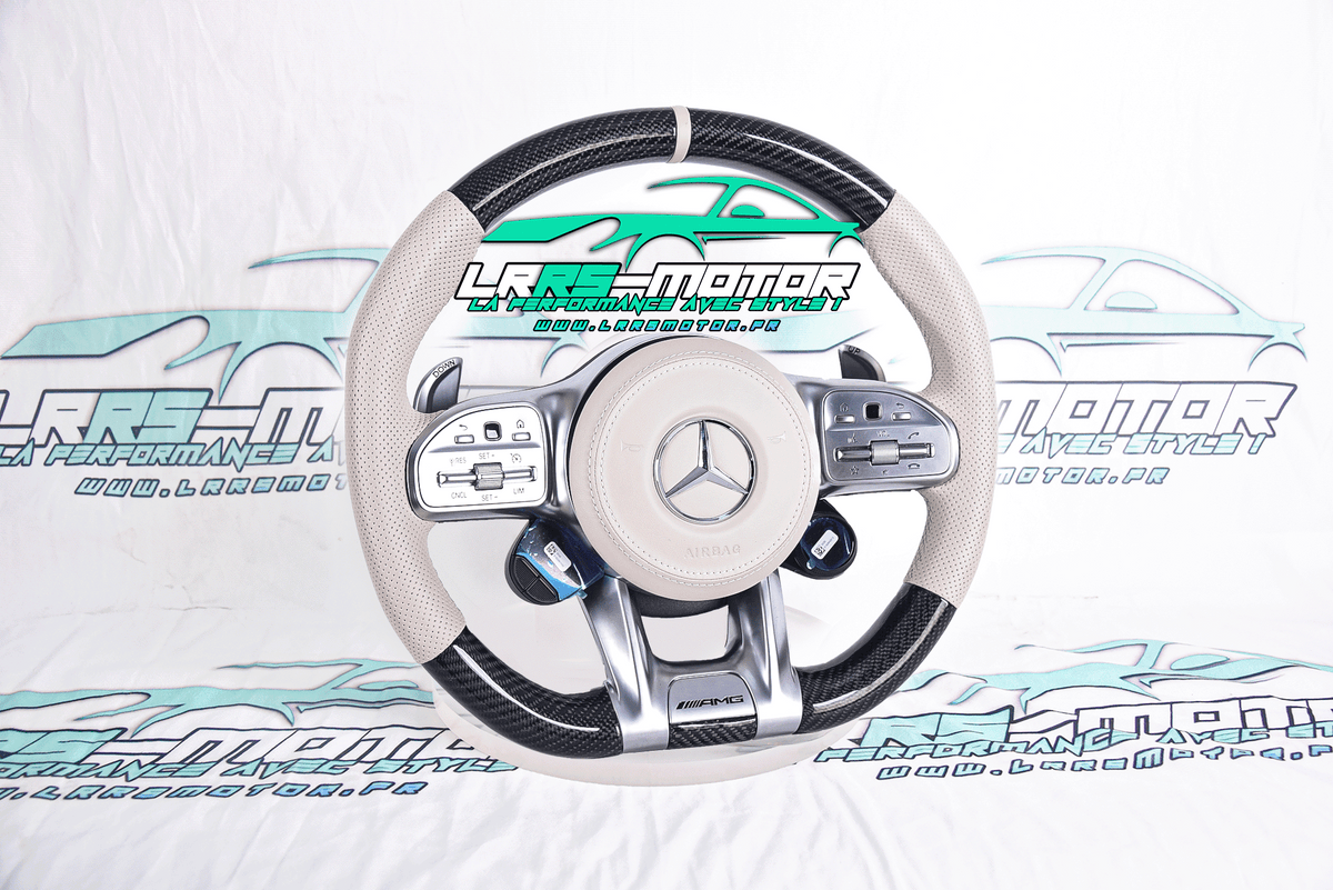 Volant Mercedes C63  white 2 amg Carbone alcantara - lrrsmotor.fr.png
