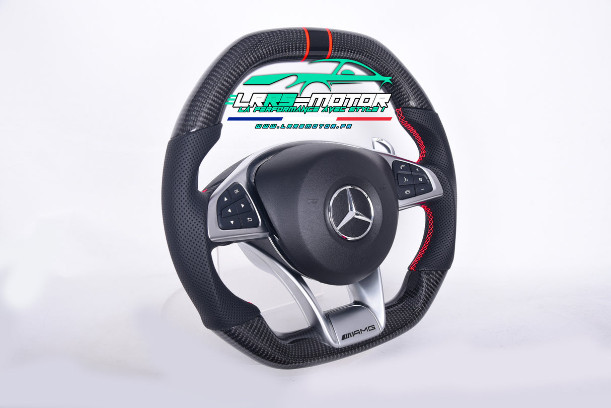 Volant carbone Mercedes Benz AMG  (2014 - 2017) C63, E63, GT63, GTS63, GTC63, A45, CLA45