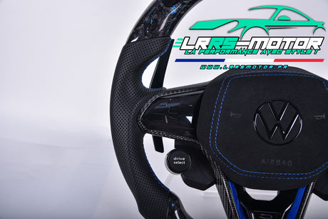 GOLF 8 Steering Wheel Carbon fiber &amp; forged GTI, GTD, GTE, R Customizable