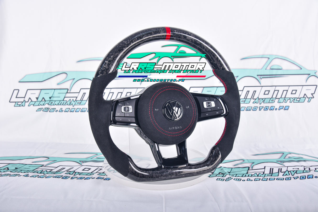 Individualisierbares Carbon-Lenkrad – Kompatibel mit Golf 7 / Scirocco 3 / Polo 6 GTI, GTD, R