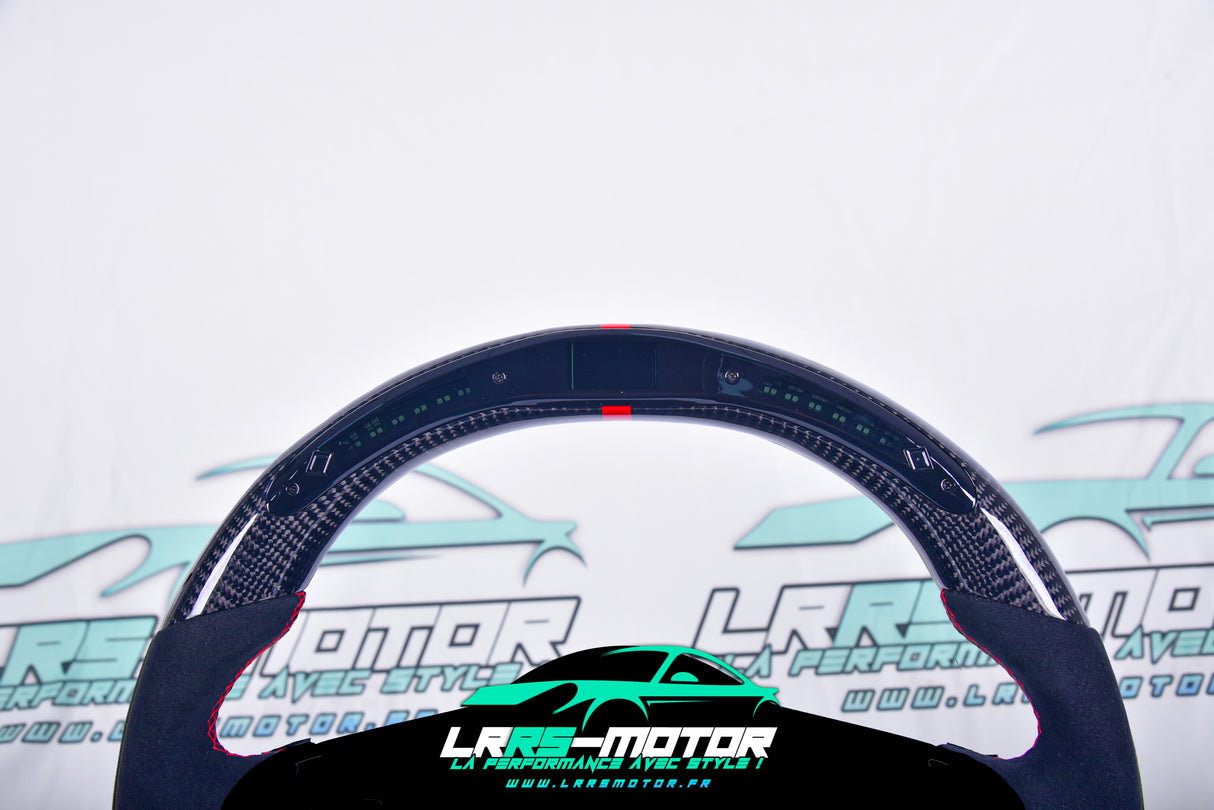 Carbon/Alcantara-Lenkrad SHIFT LED – kompatibel mit Golf 7, Scirocco, Tiguan