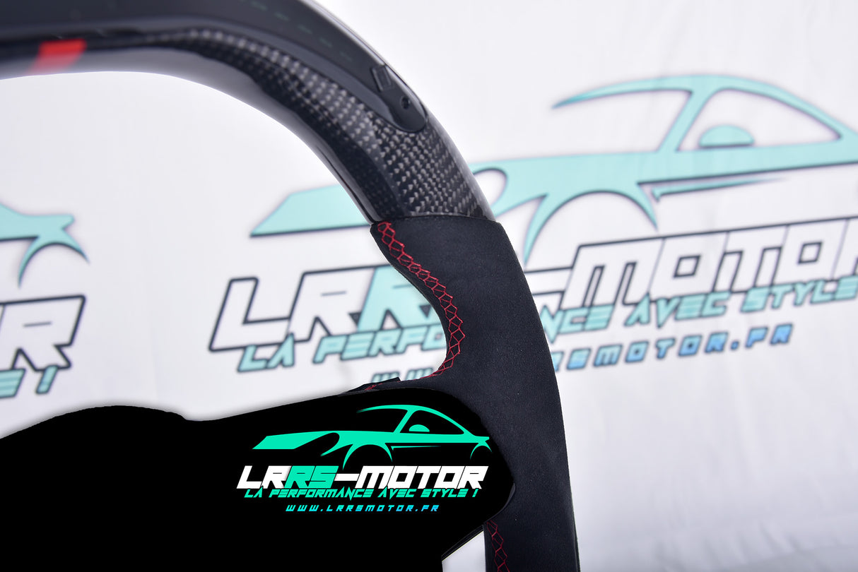 Carbon/Alcantara-Lenkrad SHIFT LED – kompatibel mit Golf 7, Scirocco, Tiguan