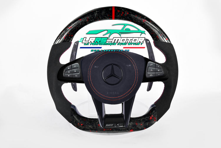 Steering wheel – Compatible with Mercedes Benz AMG (2014–2017) C63, E63, GT63, GTS63, GTC63