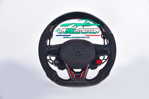 Volant pour GOLF 8, Polo 6, Arteon Carbone carbone fibre & forgé GTI, GTD, GTE, R Personnalisable
