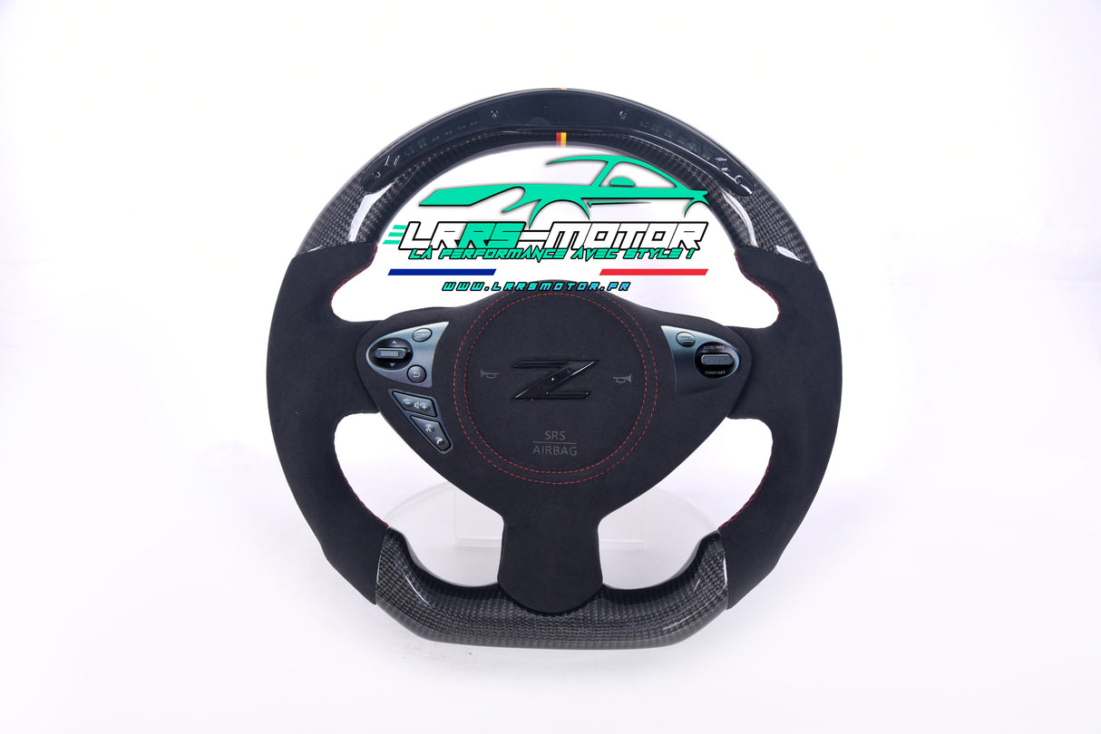 Nissan 370 Z customizable carbon steering wheel 