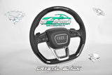 Audi Crystal Black steering wheel version