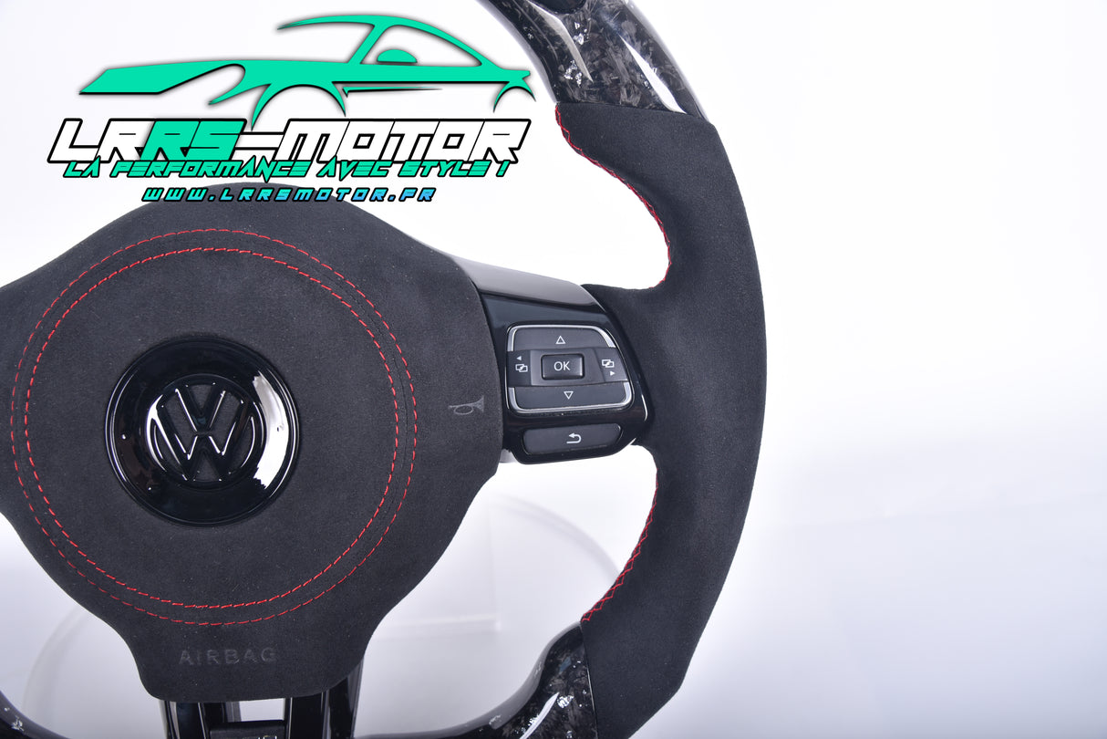 Golf 6 &amp; Polo 5, 6 gti &amp; scirocco 2015 - 2022 customizable carbon steering wheel