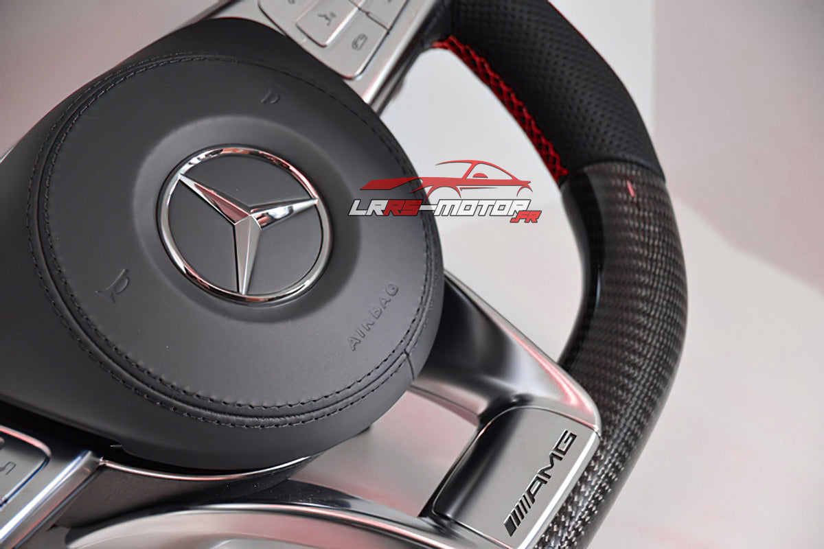 Steering wheel – Compatible with Mercedes Benz AMG (2014–2017) C63, E63, GT63, GTS63, GTC63