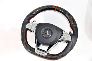 Volant carbone Mercedes Benz AMG  (2014 - 2017) C63, E63, GT63, GTS63, GTC63, A45, CLA45