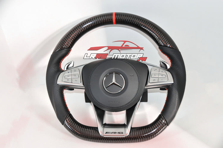 Steering wheel – Compatible with Mercedes Benz AMG (2014–2017) C63, E63, GT63, GTS63, GTC63