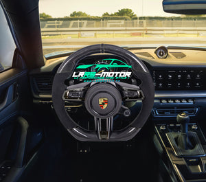 Steering wheel Porsche 911, Macan, Cayenne 2015 - 2024 ... Customizable carbon