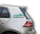 Becquet aileron arrière fibre de carbone Golf 7 2014-2017