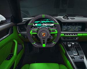 Steering wheel Porsche 911, Macan, Cayenne 2015 - 2024 ... Customizable carbon