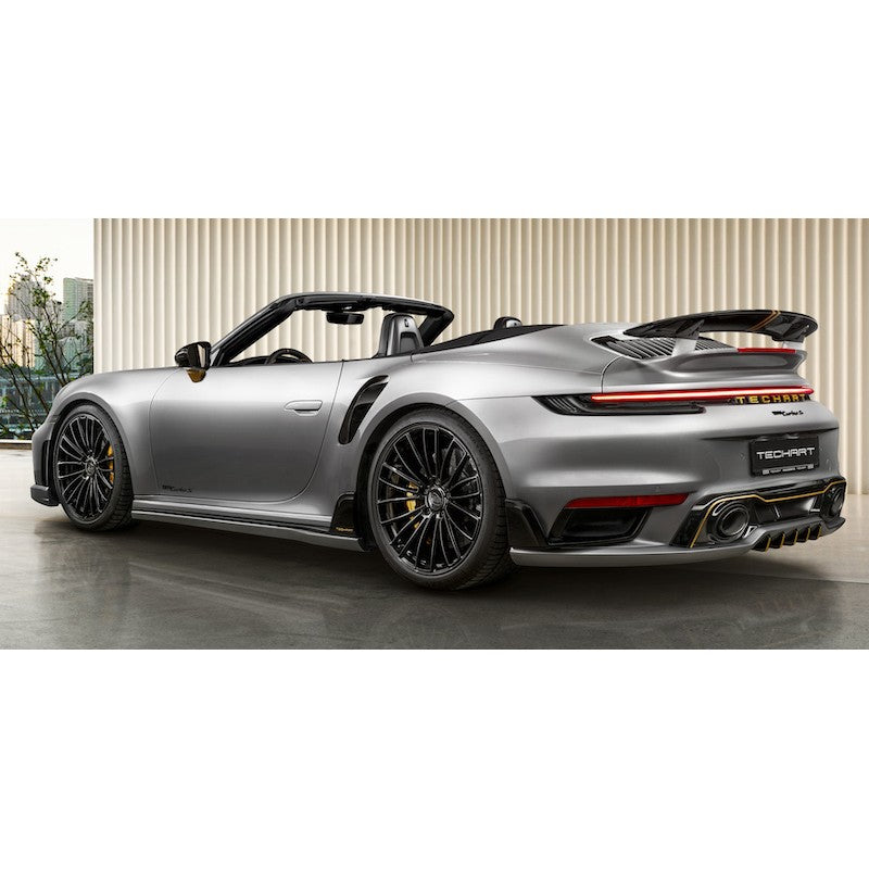 Becquet arrière TECHART Porsche 992.1 Turbo + S (Cabriolet)