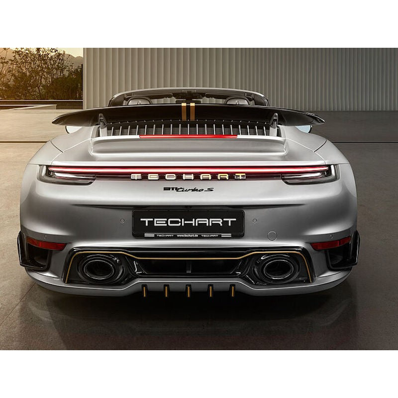 Becquet arrière TECHART Porsche 992.1 Turbo + S (Cabriolet)