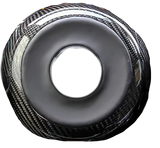 GOLF 7 Couvercle - airbag logo chrome & Noir glossy