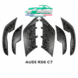 Canards en véritable fibre de carbone pour Audi RS6 C7 (2013-2016) | Ailerons avant sport