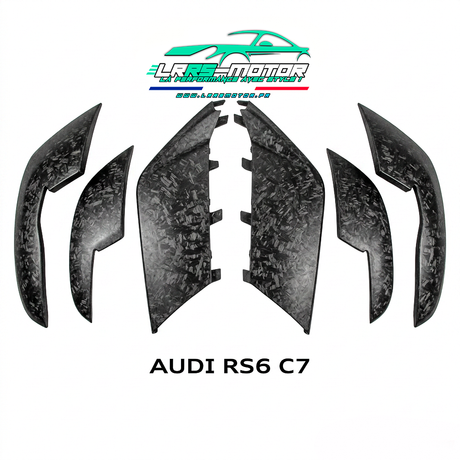 Canards en véritable fibre de carbone pour Audi RS6 C7 (2013-2016) | Ailerons avant sport