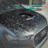 Capot Audi RS6 C7 sur mesure – Fibre de carbone / Carbone forgé
