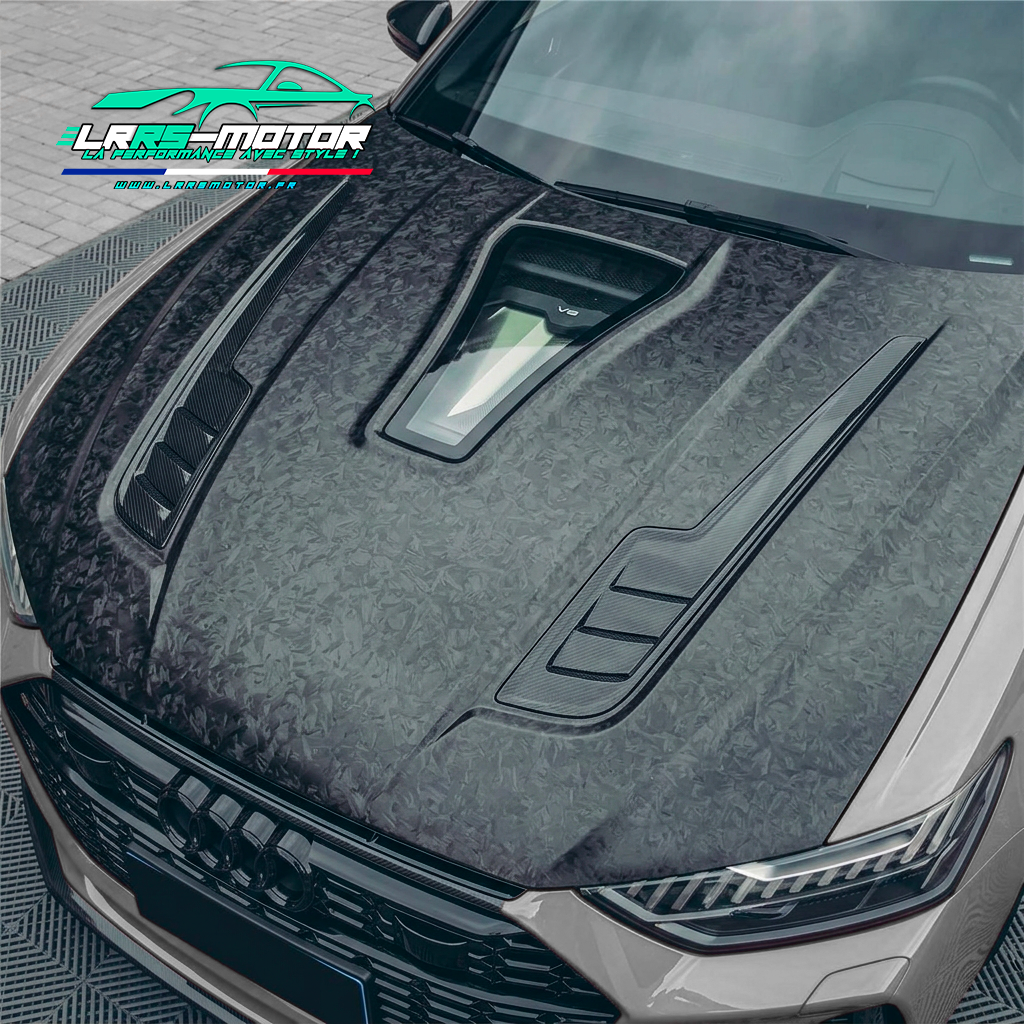 Capot en Fibre de Carbone pour Audi RS6 C8 2019-2025