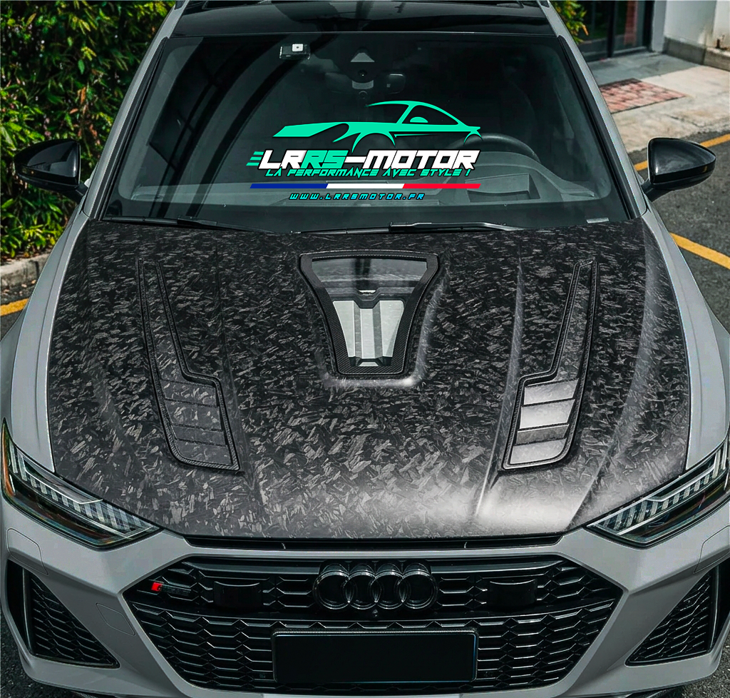 Capot en Fibre de Carbone pour Audi RS6 C8 2019-2025