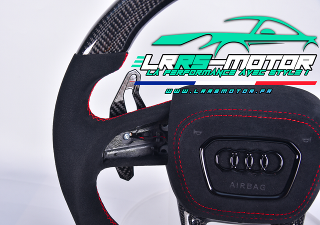 Cache Airbag Alcantara Audi A3, A4, A5, A6, RS3, A3, RS4, RS5, RS6, RSQ3, RSQ4, RSQ5, RSQ6..