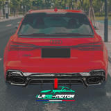 Diffuseur Arrière en Fibre de Carbone pour Audi RS6 C8 2019-2025