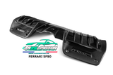 Diffuseur arrière en fibre de carbone autoclave style OEM pour Ferrari SF90 Stradale 2020+