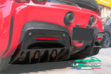 Diffuseur arrière en fibre de carbone autoclave style OEM pour Ferrari SF90 Stradale 2020+