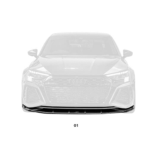 Front Apron in Visual Carbon Fibre