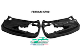 Intérieur de panneau de porte en fibre de carbone pour Ferrari SF90 Stradale 2020-2025