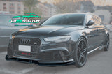 Lame avant Avant Audi RS6 C7 fibre de carbone, carbone forgé