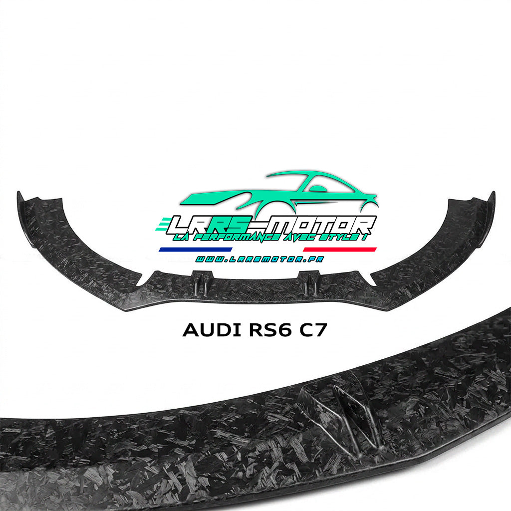 Lame avant Avant Audi RS6 C7 fibre de carbone, carbone forgé