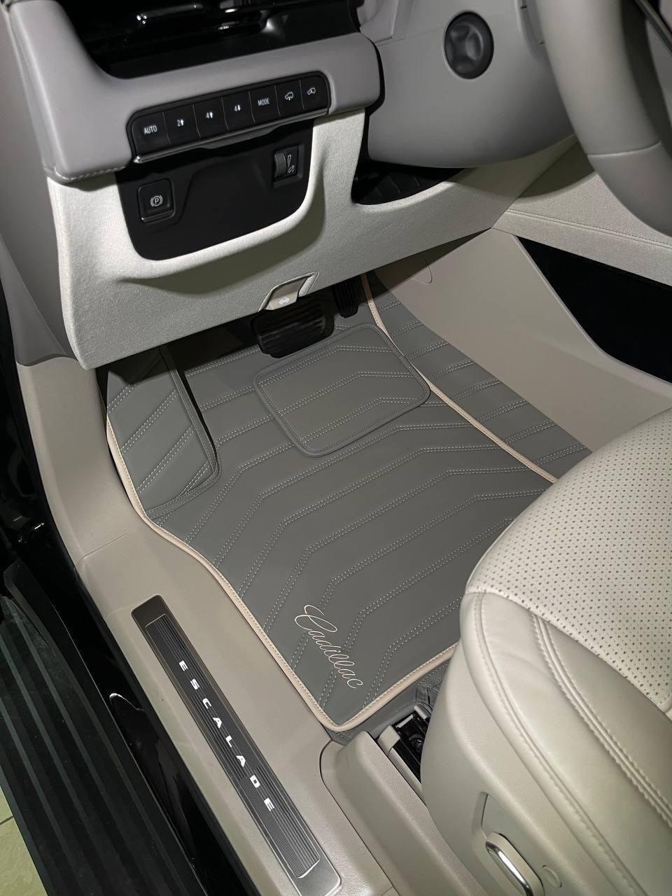 Tapis cuir Cadillac Escalade – Avant, arrière et coffre