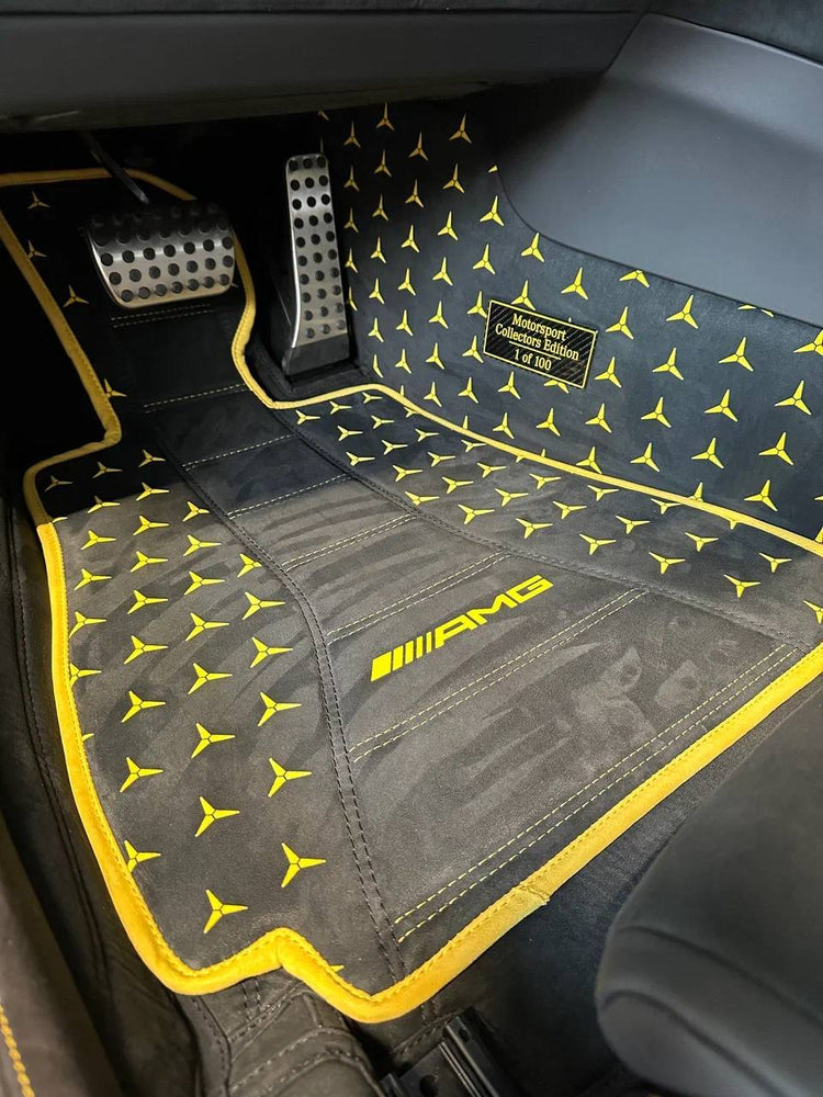 Tapis sur mesure Mercedes-Benz SL en Alcantara – Parois en option