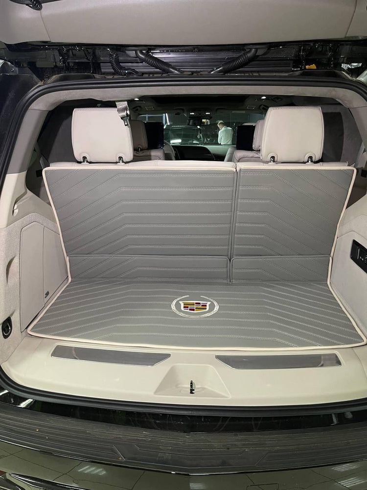 Tapis cuir Cadillac Escalade – Avant, arrière et coffre