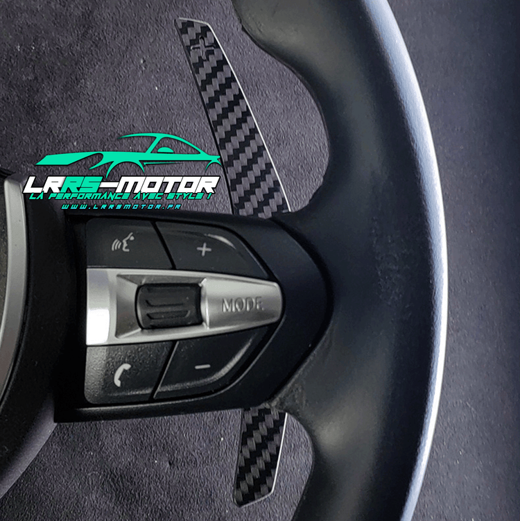 Palettes de changement de vitesse en fibre de carbone avec retour magnétique – LRRS Motor