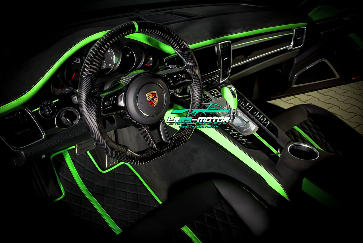 Steering wheel Porsche 911, Macan, Cayenne 2015 - 2024 ... Customizable carbon