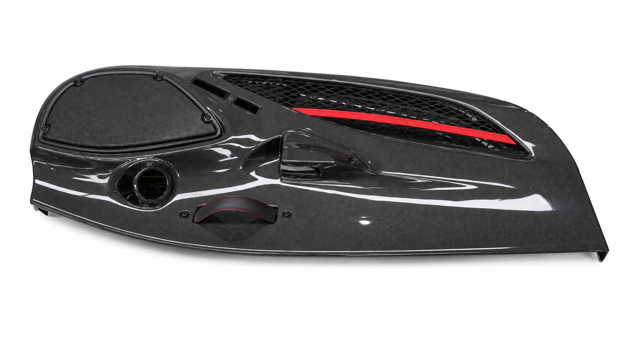 Panneaux de porte intérieurs Ferrari F8, console centrale