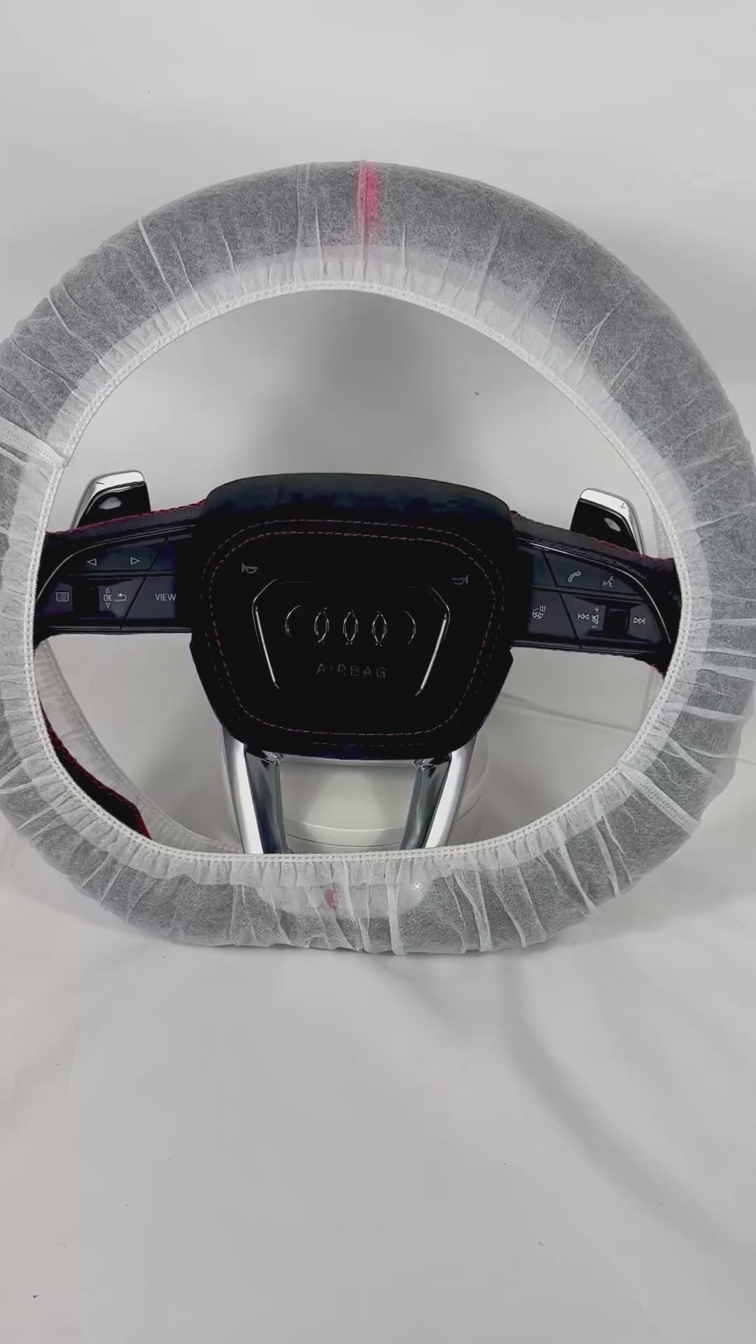 Customizable Carbon Steering Wheel – Compatible with Audi A3 / RS3 / A4 / A5 / Q3 / Q8 / RS4 / RS5 / SQ5 / SQ6 / RSQ8 (2016–2026)