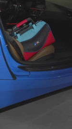 Sac de voyage BMW M Personnalisable – Cuir & Carbone Premium – Fofy Bee