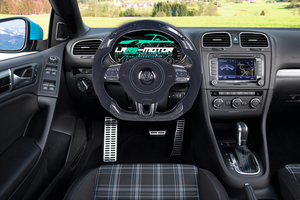 Golf 6 &amp; Polo 5, 6 gti &amp; scirocco 2015 - 2022 customizable carbon steering wheel