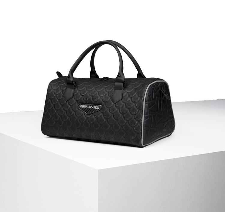 Sac de Voyage Mercedes-AMG – Luxe Cuir & Carbone