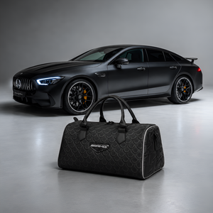 Sac de Voyage Mercedes-AMG – Luxe Cuir & Carbone