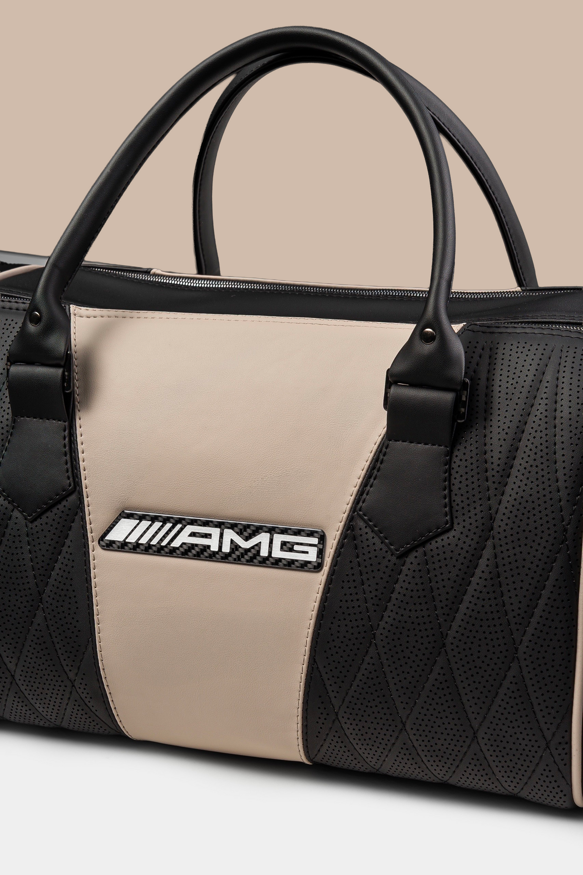 Sac de Voyage Mercedes-Benz – Luxe Cuir & Éléments Carbone