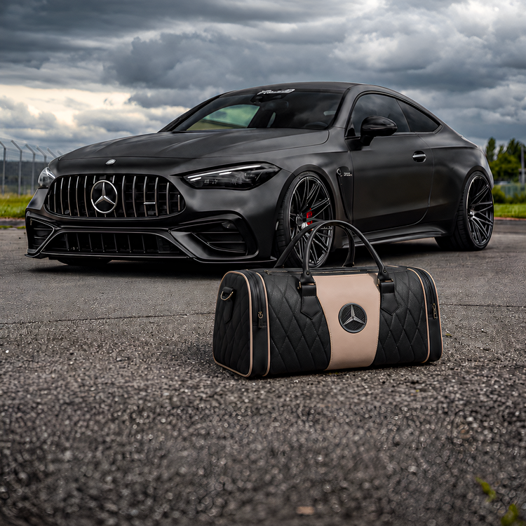 Sac de Voyage Mercedes-Benz – Luxe Cuir & Éléments Carbone