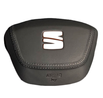 Cache airbag cuirSEAT.