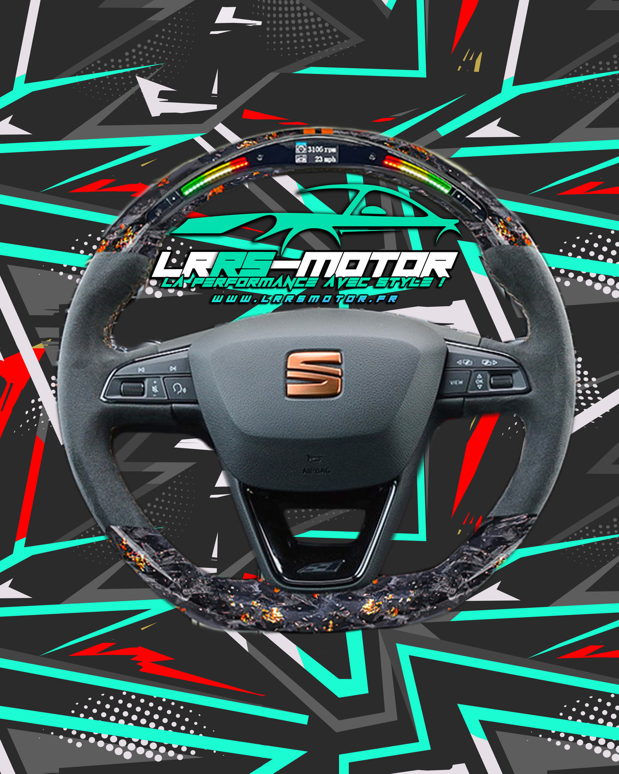 SEAT Carbon Steering Wheel