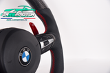 Volant en carbone personnalisable pour BMW Série F et G (2012-2022). Compatible Série 1, 2, 3, 4, 5, 6, X Séries et modèles M Performance (M2, M3, M4, M5, M6)Volant BMW F20, M2, M3, M4 carbone personnalisable